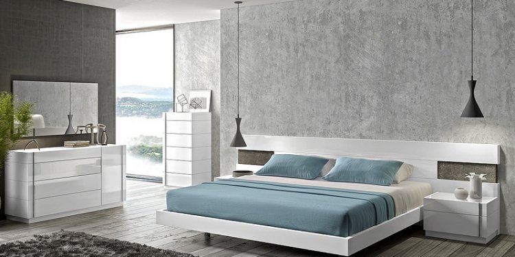 Amore White Premium Bedroom Set