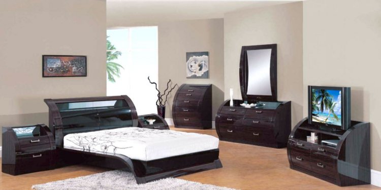 Bedroom Set Bed Dresser Mirror