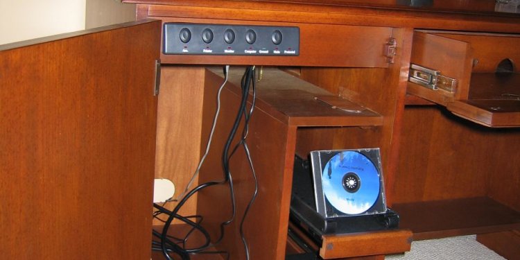 Computer Desk with Bookcase Deck