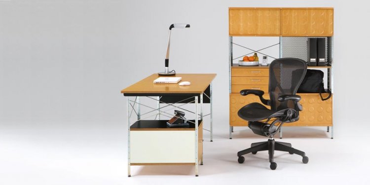 Eames Desks and Storage Units