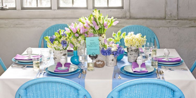 Table decorations for spring