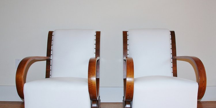 Italian Art Deco armchairs