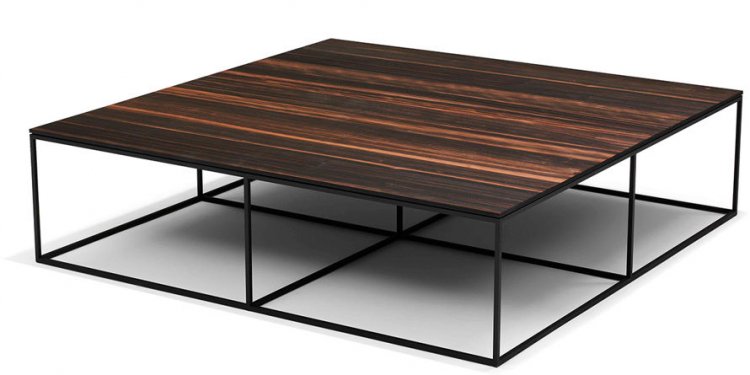 Square large coffee table can