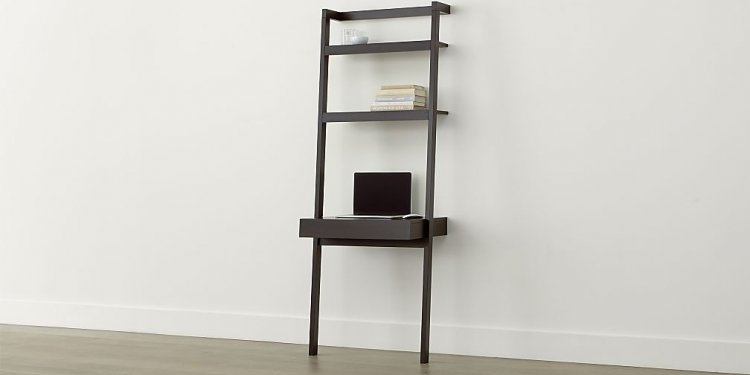 Sawyer Mocha Leaning Desk