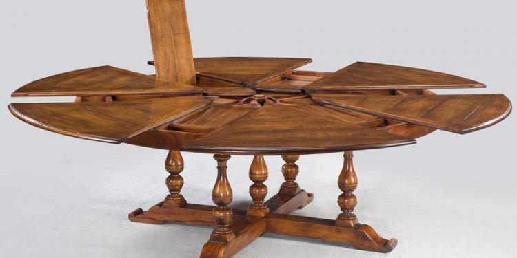 Large rustic dining table