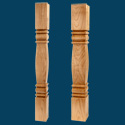 A0541 Square Bun Feet Series Quantity Discounts Available by Adams Wood Products.