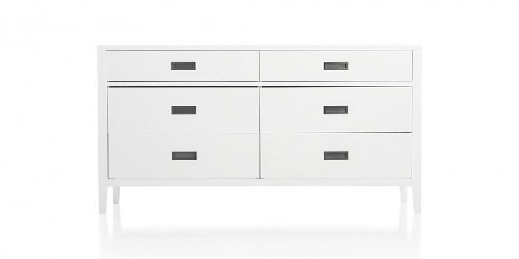 Black Dressers with White drawers