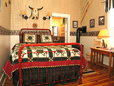 Bedroom in the Indian Suite Bedroom in the Indian Suite