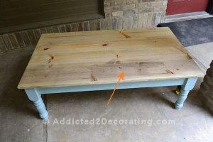 coffee table makeover 5