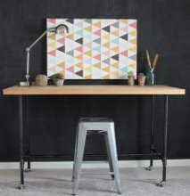 DIY Butcher Block and Pipe Workbench DIY Butcher Block and Pipe Workbench