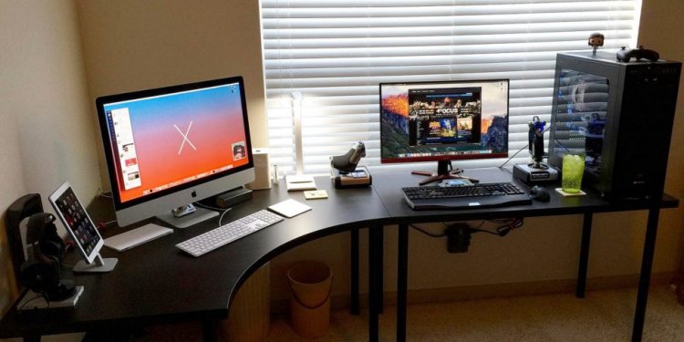Computer Desk with Hutch IKEA