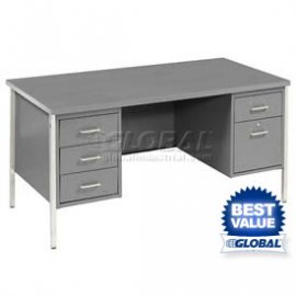 Global - Double Pedestal Steel Desks