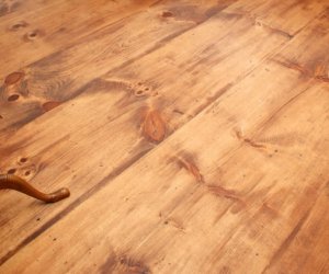 How to get your new wide pine floors to look like old pine.