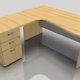 Desk with File Cabinet Drawer