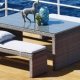 Outdoor Timber tables and chairs