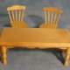 Pine Table chairs