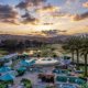 Poolside tables and chairs