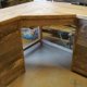 Reclaimed wood Corner Desk