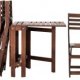 Wooden Garden tables and chairs