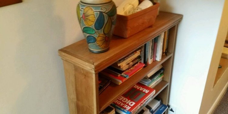 Antique Pine Bookshelf