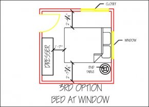 space planning a small bedroom