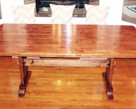 Antique Pine Farmhouse Table