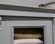 Antique Pine Linen Cupboard