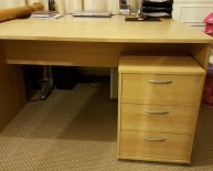 Bureau Writing Desk with drawers