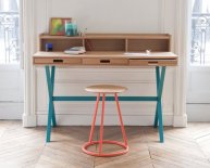 Compact Secretary Desk