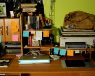 Computer Desks and Bookcase combination