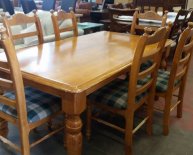 Large Pine Dining Table