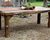 Outdoor Wooden Table and chairs
