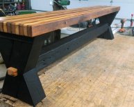 Reclaimed wood Benches
