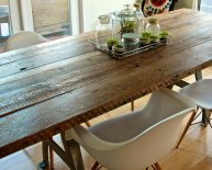Reclaimed Wood Furniture Dining Table