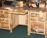 Rustic Pine Computer Desks