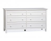 Six Drawer White Dresser