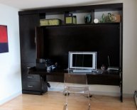 Small Corner Computer Armoire