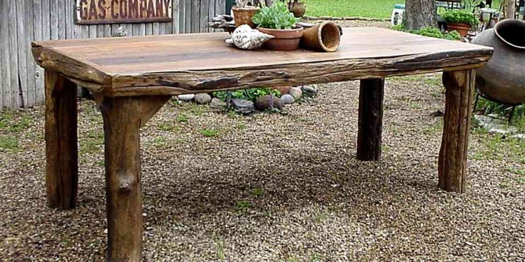 Outdoor Wooden Table and chairs