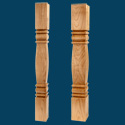 A0541 Square Bun Feet Series Quantity Discounts Available by Adams Wood Products.