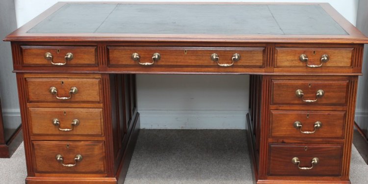 Antique Writing Desk with drawers