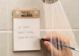 AquaNotes waterproof notepad. ($9)