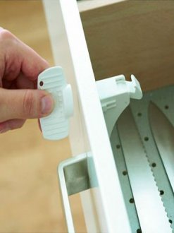 Child Safe magnetic drawer locks