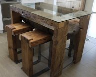 Cheap Reclaimed Wood Dining Table